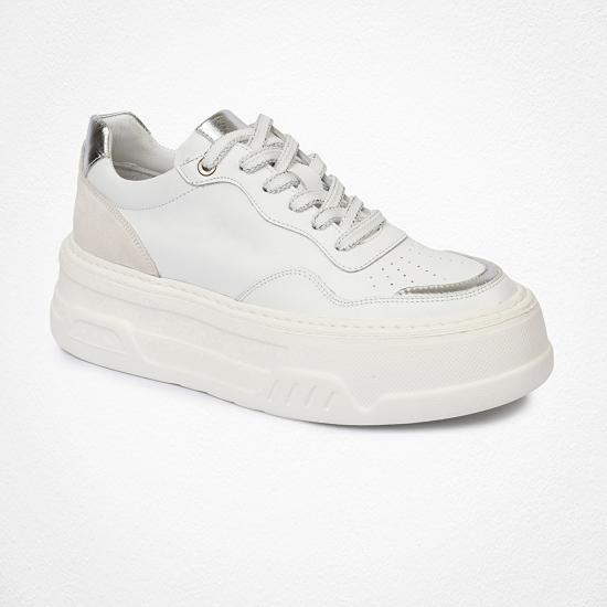 Greyder 4Y2SA59041 Kadın Hakiki Deri Beyaz Sneaker